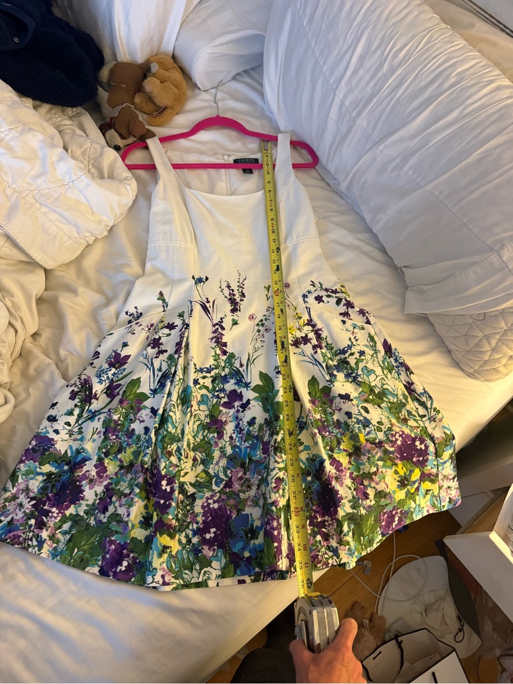 Lauren Ralph Lauren Floral Border Fit & Flare Dress l Garden Party